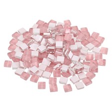 Micro Glass Tiny Mini Mosaic Tile for DIY Pink Pack of 200