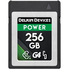 Delkin Devices 256GB POWER CFexpress Type B G4 Memory Card #DCFXBP256G4
