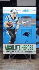 2020 Absolute Absolute Heroes Memorabilia Christian McCaffrey 1/1 Nike Swoosh 🔥