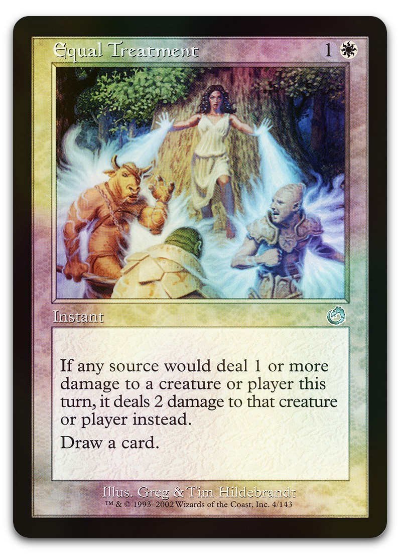 Equal Treatment #4 (Foil) (LP) Torment TOR Magic MTG