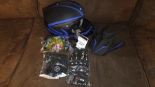 Youth M Brand New Motorcycle/dirtbike Helmet With Accessories