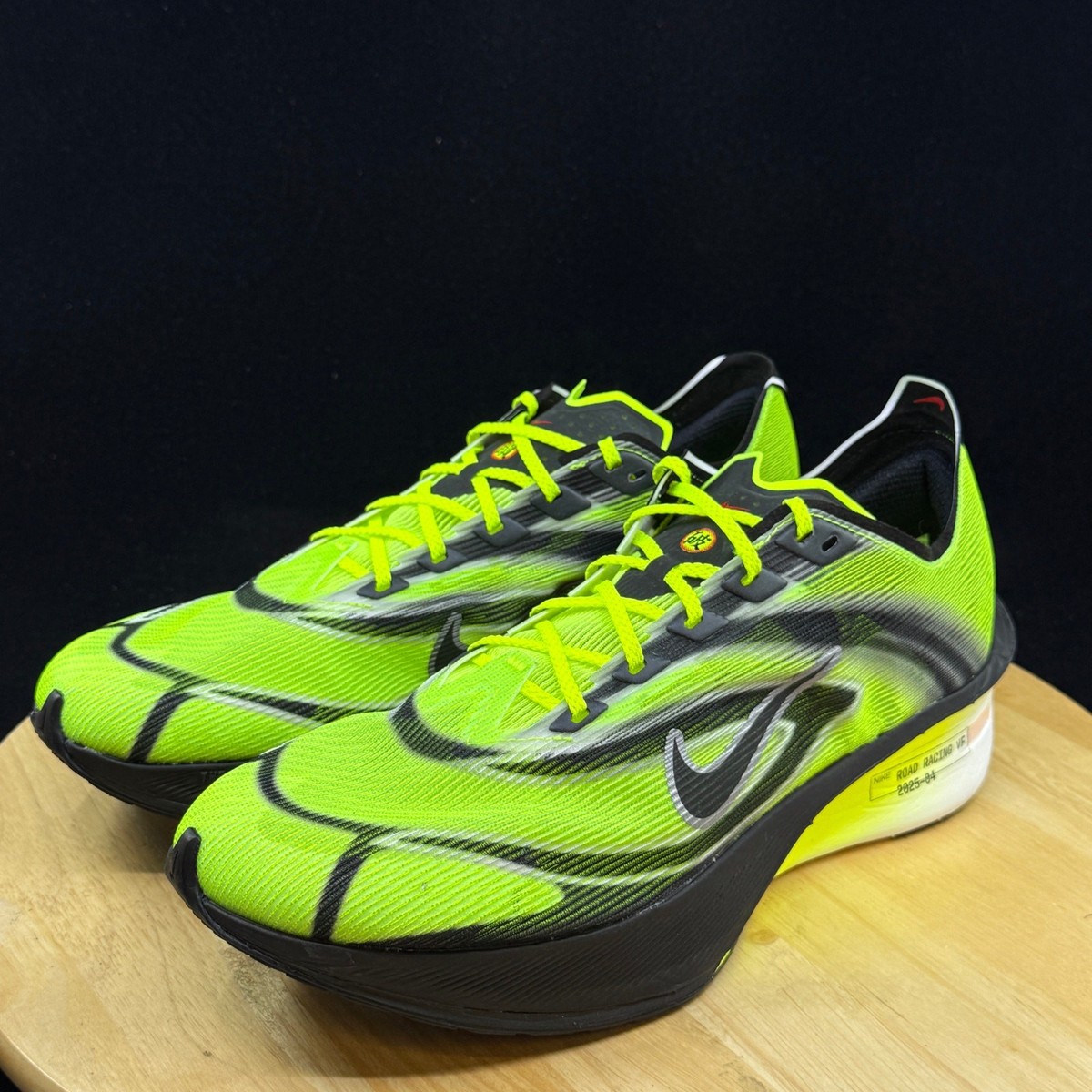 Nike ZoomX Vaporfly Next% 4 'Volt Black' Running Shoes New Men's