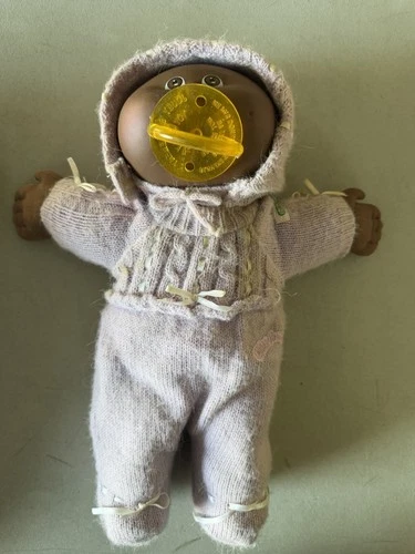 Cabbage Patch Kids 1985 Baby Doll African American in Purple Outfit PA-1044