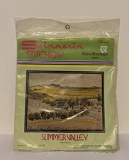Spinnerin Stitchery SUMMER VALLEY Needlepoint Elaine Thompson Original