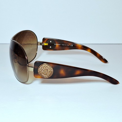 Authentic VERSACE Italy, Women's Sunglasses, MOD. 2061-B, Tortoise Shell, Medusa - Picture 8 of 21