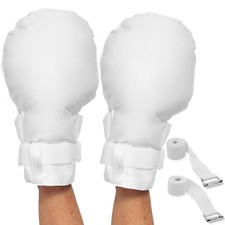Medical Double Security Mitts - One Size Fits All Hand Restraint Gloves for