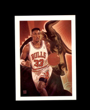1991-92 Hoops #506 Scottie Pippen Art Chicago Bulls