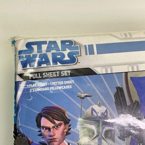 Official STAR WARS - THE CLONE WARS - Full Size Bed Sheet Set Animated Series - Picture 4 of 6