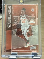 2025 Panini The National Saniya Rivers #RC6 Rookie Diamond Plate Sun WNBA
