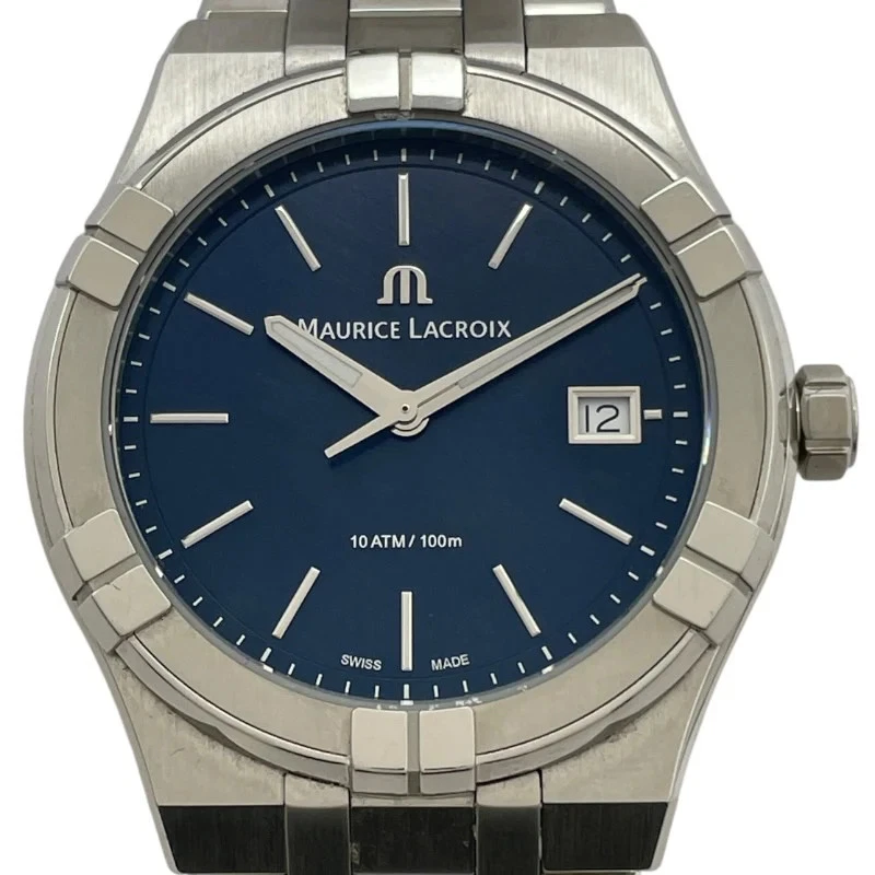 Breguet — MAURICE LACROIX 40mm AI1108-SS002-430-1 SS Blue Dial Quartz Watch 2025 #OKW1158