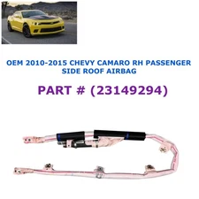 2010 2011 2012 2013 2014 2015 Chevy Camaro right side roof airbag 23149294