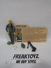 1983 GI Joe Swivel-Arm Short Fuze Complete W/ File Card Slight Paint Wear