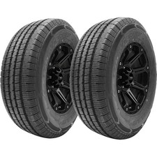 Qty 2 Lt24575r16 Thunderer Clt 120116q Load Range E Black Wall Tires