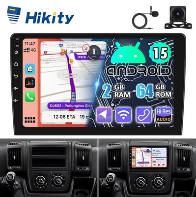CarPlay Android15 Radio Für Fiat Ducato Peugeot Boxer Citroen Jumper Navi WIFI - Bild 1 von 4