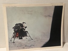 Rare Vintage Official NASA Picture 9 Lunar Module Spider on Apollo 9 Test