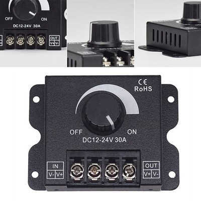 2 Pcs Adjustable Voltage Regulator DC Power Supply for 30A 12v 24V Stable DC
