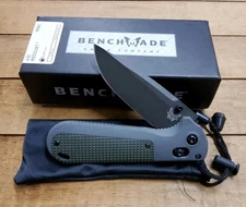 Benchmade 430 Redoubt Knife Olive Green Handle USA Original Box Hunting Camping 