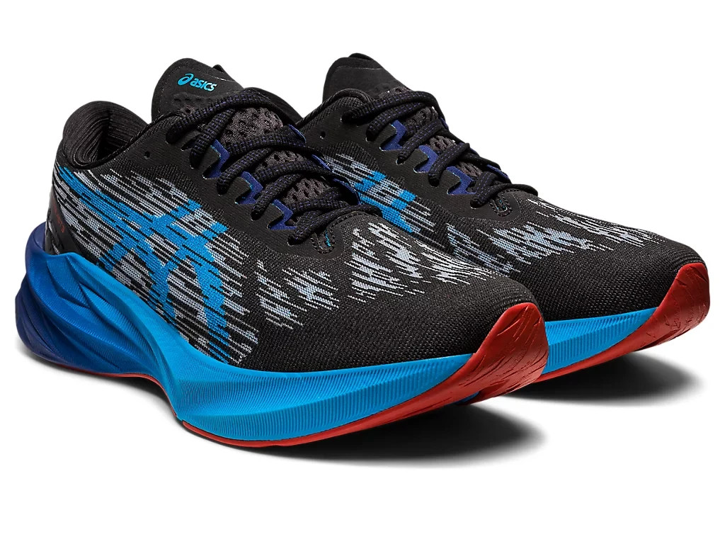SAOLA ASICS NOVABLAST 3 nero blu isola taglia 10 5