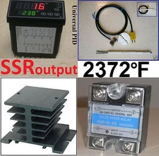 Ramp Soak Temperature Controller Kiln SSR Thermocouple Programmable Control 60S