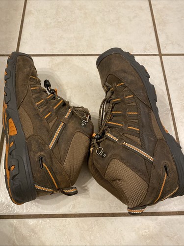 Keen Mens 6 EU 39 Hiking Shoes Brown 1007835 Bungee Waterproof EUC - Picture 3 of 6