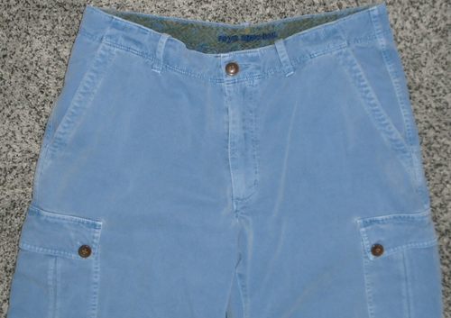 Pantalones Cortos Reyn Spooner Azul Carga Cordón Hombre Talla 34 - Imagen 3 de 7