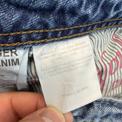 Tommy Hilfiger Victoria Jeans Damen W32 L34 (Etikett W31) Blau Denim Distressed Y2K - Bild 17 von 17