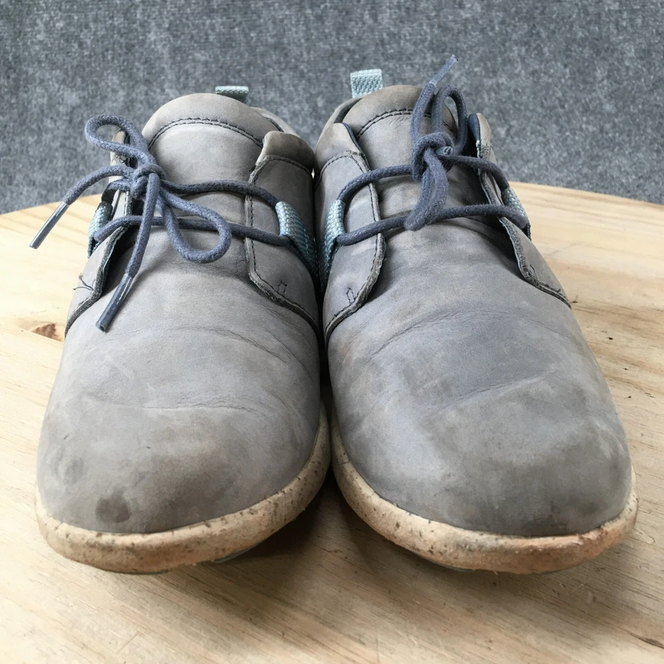 Superfeet Shoes Womens 7.5 Birch Sneakers Blue Leather Round Toe Casual Low - Image 4 of 4