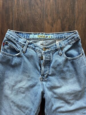 Vintage Mudd Bell Bottom Jeans Womens 9 Flare Leg Blue Denim Vintage Mudd Bell Bottom Jeans Womens 9 Flare Leg Blue Denim