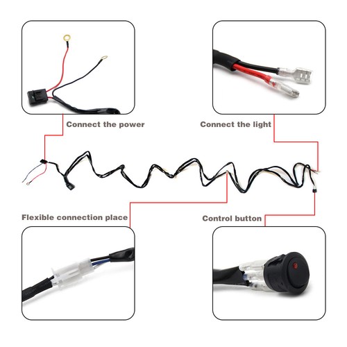 22"/32"/42"/52" Dual-Row Led Light Bar Flood Spot Offroad Driving Truck SUV 4x4 - Picture 27 of 37