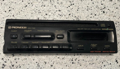 PIONEER DEH-730 Car Stereo CD Player- FACEPLATE ONLY, Working