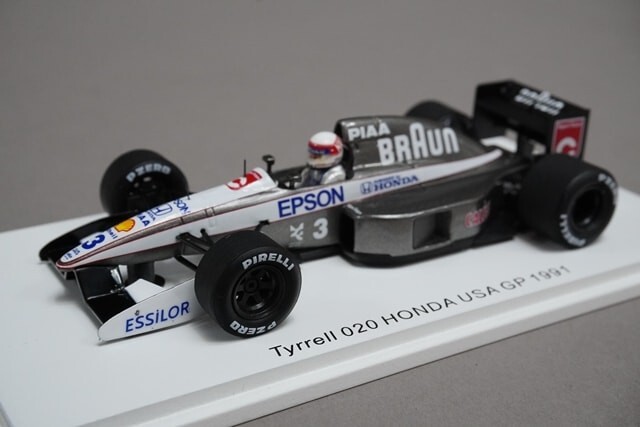 おすすめネット 1:43 SPARK Nakajima Satoru USAGP Honda 020 Tyrrell ROMU039 レーシングカー