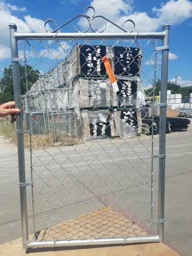 1-3/8 GALVANIZED GATE - WALK-THRU GALVANIZED STEEL GATE (1 PANEL) - Picture 3 of 10