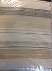 Pottery Barn Clayton Stripe King / Cal King Duvet Cover Neutral Ivory Beige NEW!