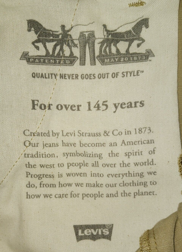 Levi Strauss & Co. Men's Two Horse brand cargo shorts beige 31 - Picture 5 of 11