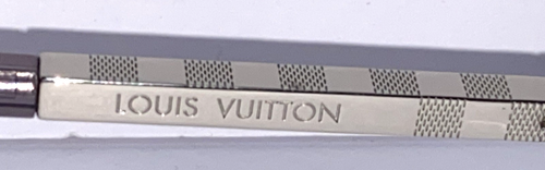 Louis Vuitton Damier Attitude Square Aviator Sunglasses Silver Black #192985-1 - Picture 19 of 20