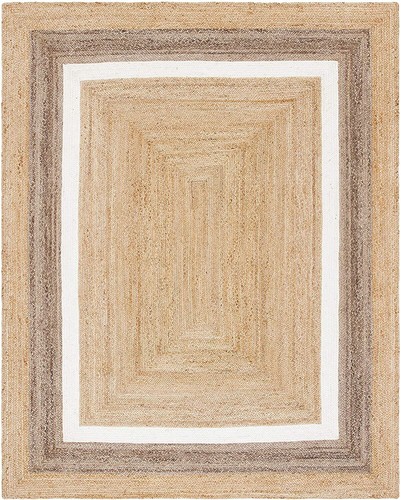 Rug Jute Area Rug Handmade Farmhouse jute Hand Braided Jute Runner Living Room - Picture 5 of 6