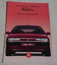 1997 Citroen Xantia Tentation Limited Series Advertising Catalog Brochure