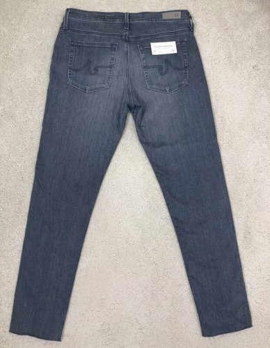 NWT AG Adriano Goldschmied The Farrah High Rise Skinny Ankle Jeans 30 Grey Pearl - Picture 6 of 13
