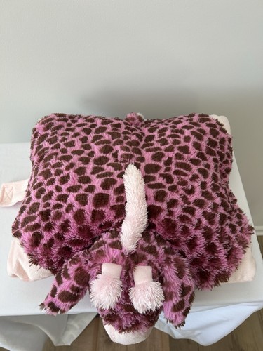 RARE!! Pillow Pet Jenna Giraffe Pink Purple Plush Discontinued 16” Collectible - Picture 4 of 12