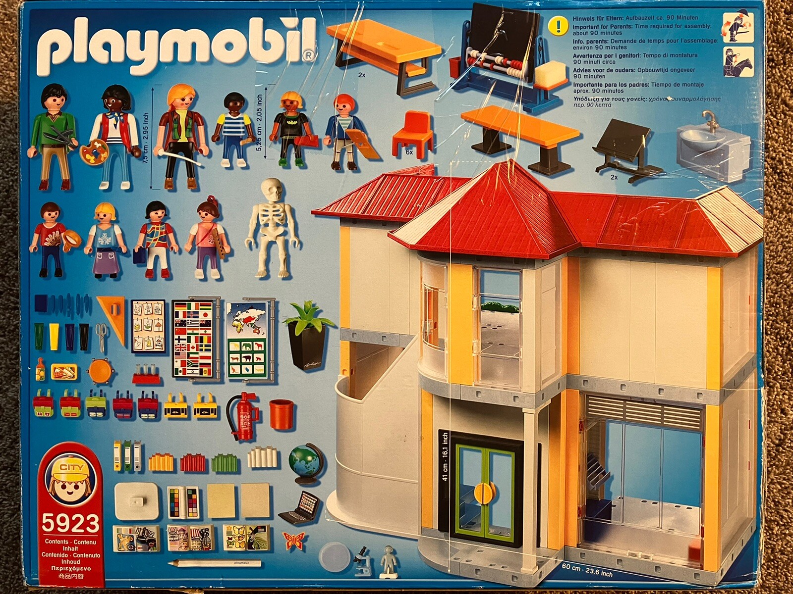 Playmobil City 5923 School Building Playset, New in box