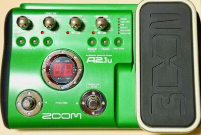Zoom A2.1u Multi Effecter Guitar Effect Pedal Adapter Green