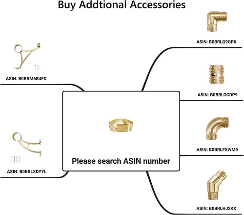 Edelstahl Fußschienenrohr konische Endkappen für 2" OD Handlaufschläuche - Bild 18 von 18