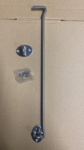 Cabin Hook And Eye Latch Lock Shed Gate Door Stainless Steel Catch Silent Holder - Picture 22 of 22