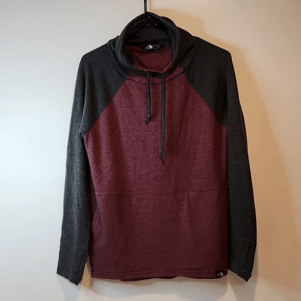 The North Face Turtleneck Long Sleeve Sweatshirt Thumb Holes Jogger Women's  Sz S | eBay