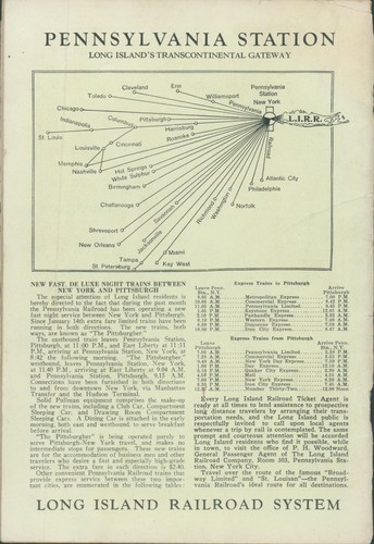1924 Long Island Railroad Bulletin Timetables Jamaica Ads NYC LIRR Vol 3 No 1 - Afbeelding 6 van 6