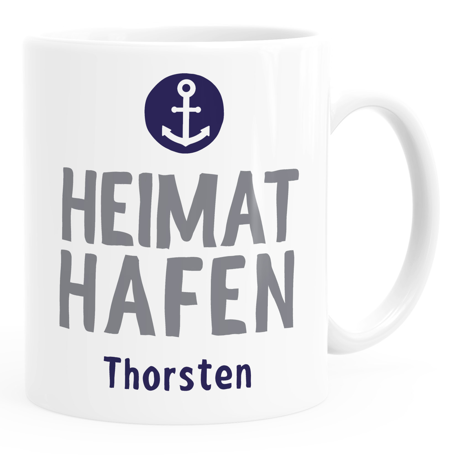 Кофейная кружка с именным подарком для влюбленных Персонализированный Якорь в порту Приписки 3290₽