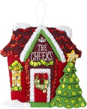 Bucilla Home For The Holidays Felt Ornament Kit 89511E