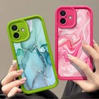 Marmor TPU Handyhülle für iPhone 16 15 14 Pro Max 13 12 11 XS 8 Stoßfest Cover