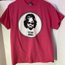 The Big Lebowski Movie Shirt The Dude Abides T Shirt Med Marijuana Dispensary