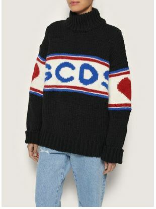 Maglia Collo Alto Con Logo Ricamato da Uomo Gcds | Coltorti Boutique